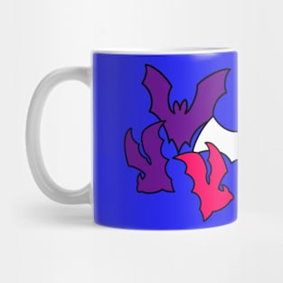 Pride Bats Polyamorous Mug